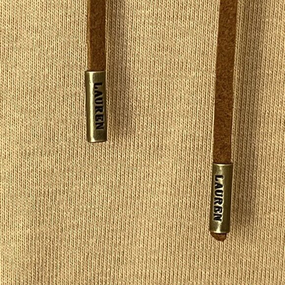 Lauren Ralph Lauren Black Label Womens Cotton Lace Up Shirt PM/M Classic Western - Picture 6 of 12